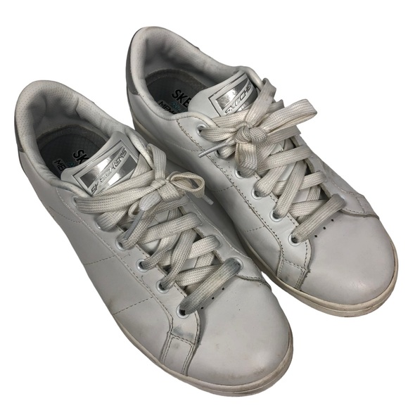 Skechers Memory Foam White Sneakers size 8 - Picture 5 of 10